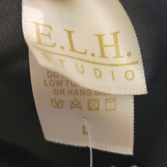 BRAND NEW E.L.H STUDIO HIGH LOW RUFFLE HEM SATIN DRESS - Picture 13 of 14